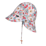 Swim Legionnaire Flap Beach Hat - Hibiscus
