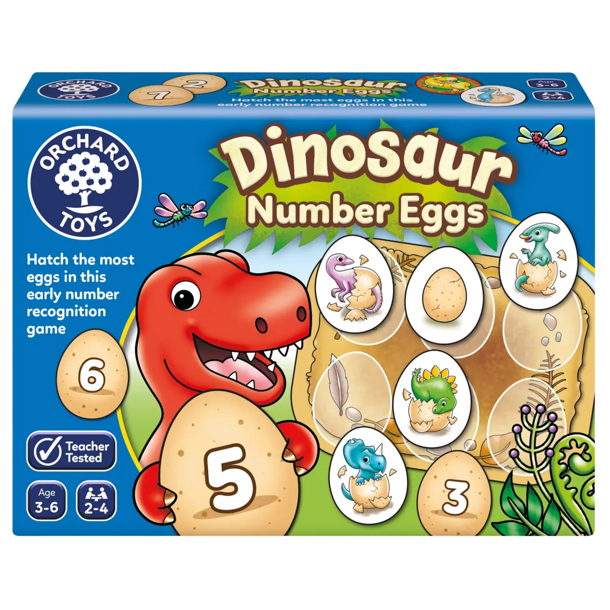 Dinosaur Number Eggs