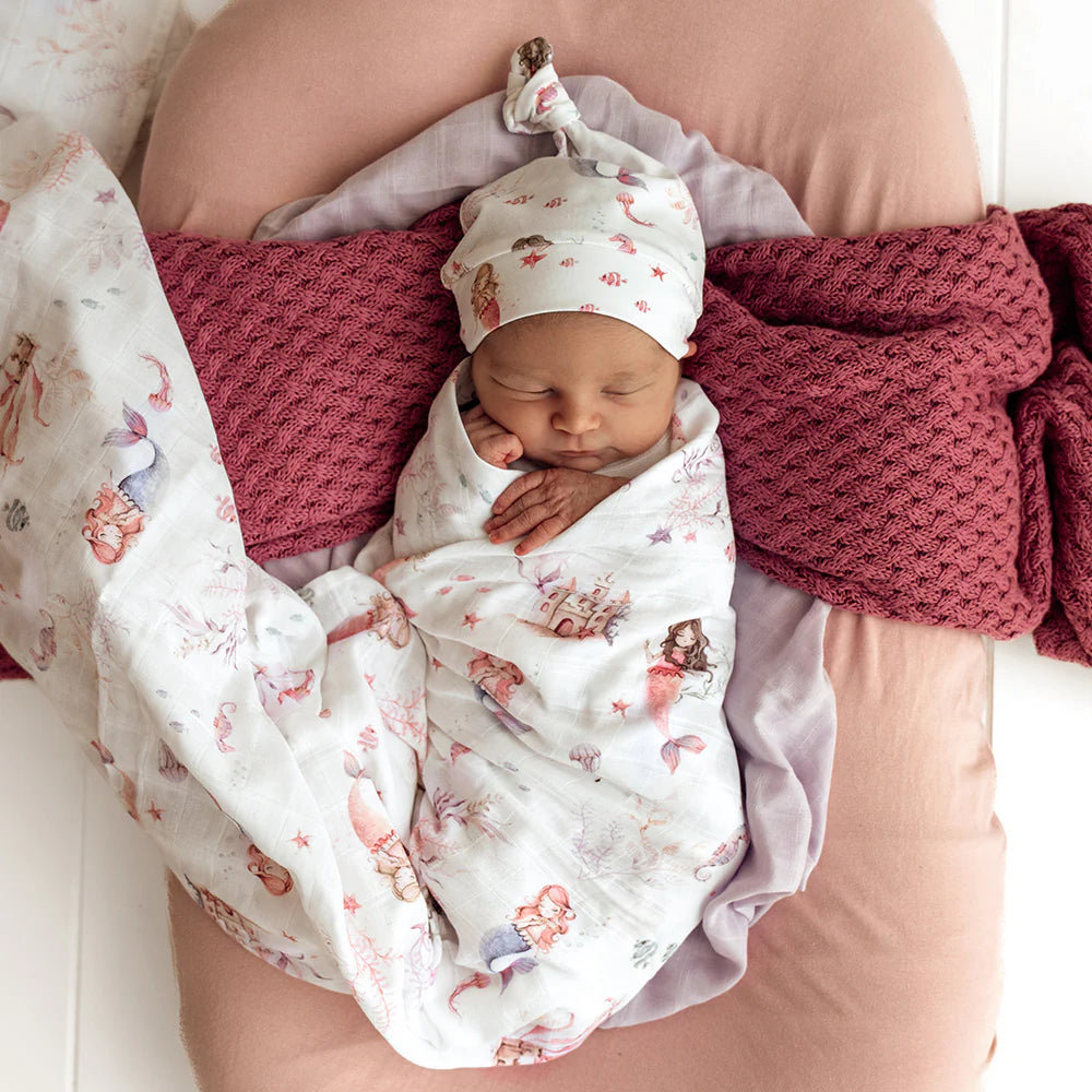 Mermaid Organic Muslin Wrap