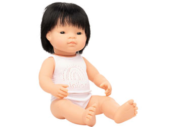 Miniland Baby Doll - Asian Boy 38cm