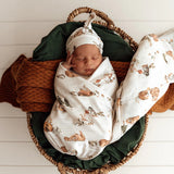 Bears Organic Muslin Wrap