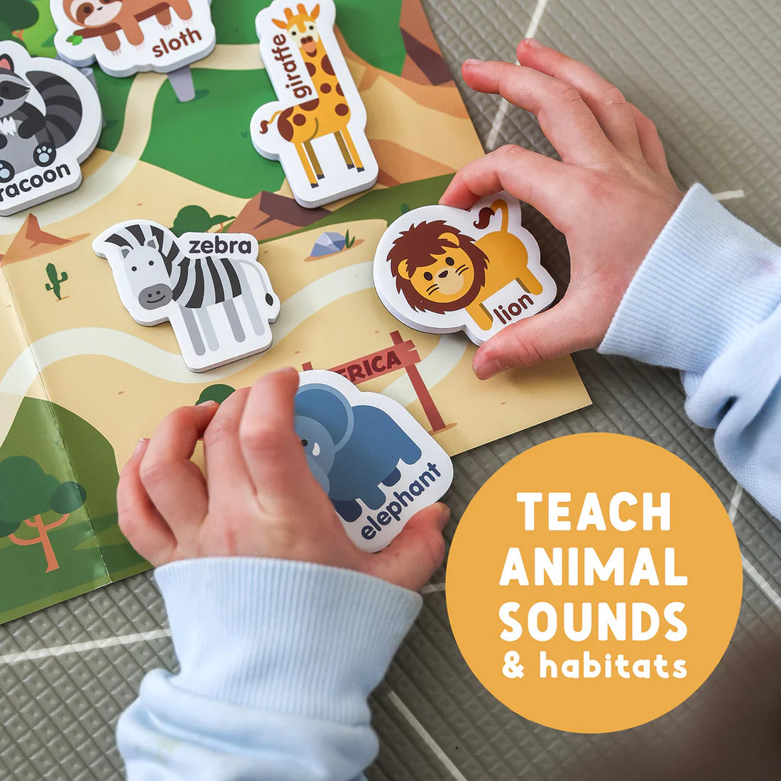 Magnetic Zoo Animals