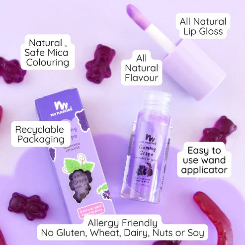 Natural Kids Lip Gloss Wands