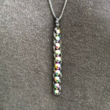 Caterpillar Unisex Necklace - Oil Slick[];;\'