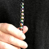 Caterpillar Unisex Necklace - Oil Slick[];;\'