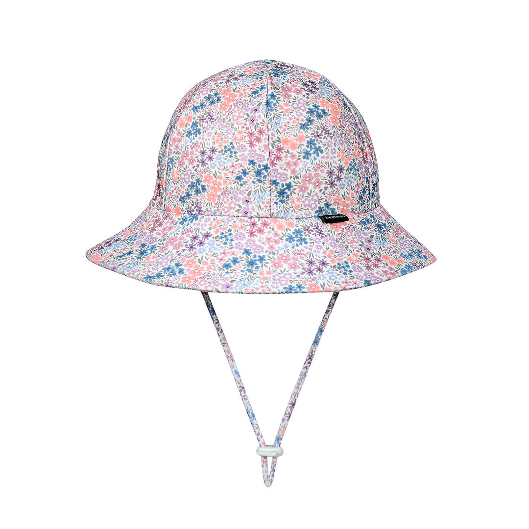 Ponytail Swim Bucket Beach Hat -  Blossom