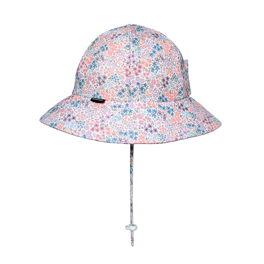 Ponytail Swim Bucket Beach Hat -  Blossom