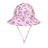 Swim Ponytail Bucket Beach Hat - Dolphin