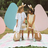 Rattan Bunny Luggy with Lining – Gumdrop