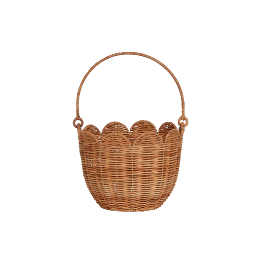 Rattan Tulip Carry Basket – Natural