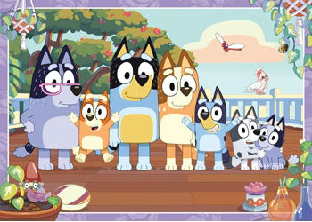 Bluey Family Time Giant Floor Puzzle 24 piece