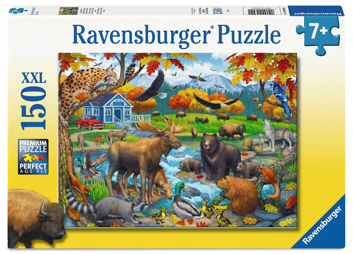 Wildlife Gathering Puzzle 150 piece