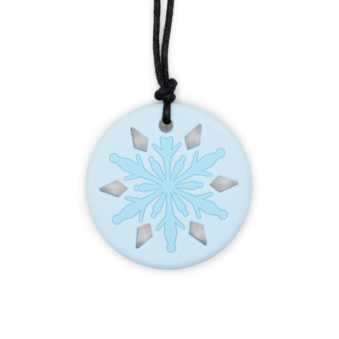 Snowflake Chew Pendant - Medium