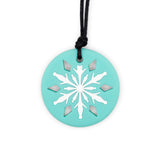 Snowflake Chew Pendant - Medium