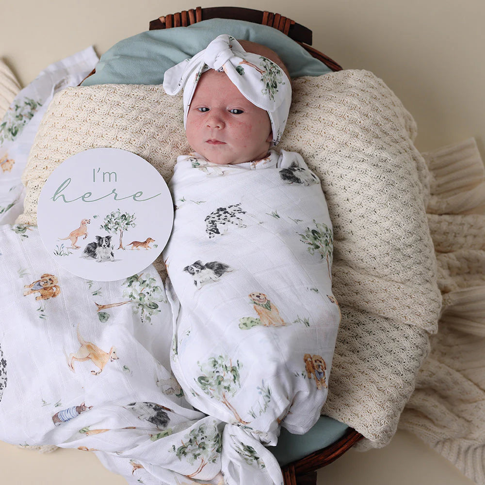Dog Park Organic Muslin Wrap