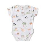 Dog Park Short Sleeve Organic Bodysuit