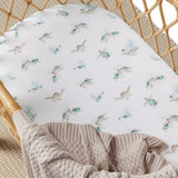 Turtle Bassinet Sheet / Change Pad Cover