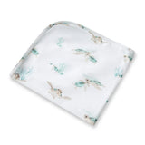 Turtle Organic Jersey Wrap & Beanie Set