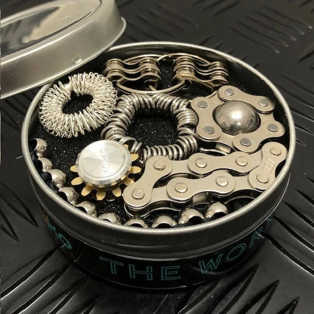 The Works Fidget Kit - Silver