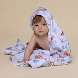 To the Rescue Organic Hooded Baby Towel