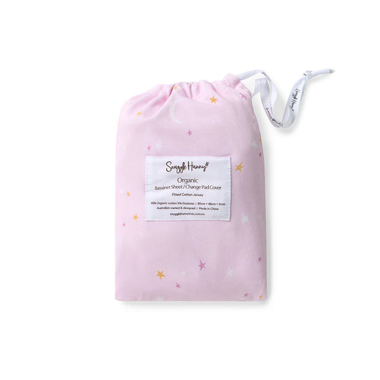 Twinkle Organic Bassinet Sheet / Change Pad Cover