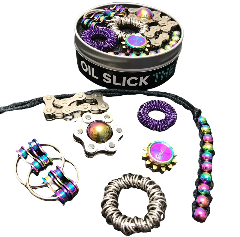 The Works Fidget Kit - Oil Slick