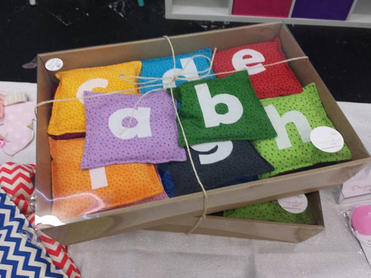Alphabet Bean Bag set