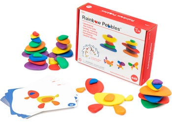 Rainbow Pebbles Set in a Box