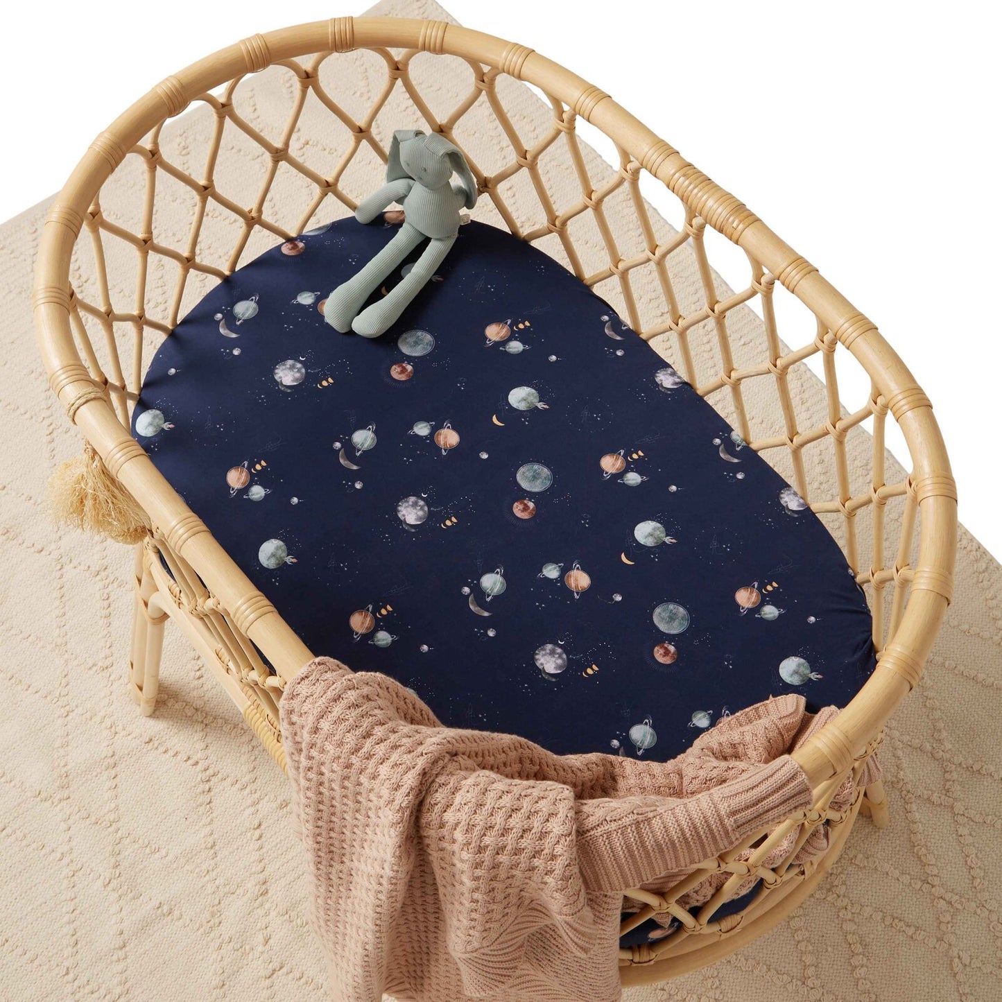 Bassinet Sheet / Change Pad Cover - MilkyWay