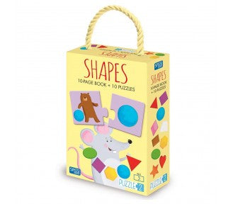 Sassi Puzzle and Book - SHAPES