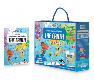 Travel, Learn and Explore Puzzle and Book Set - THE EARTH