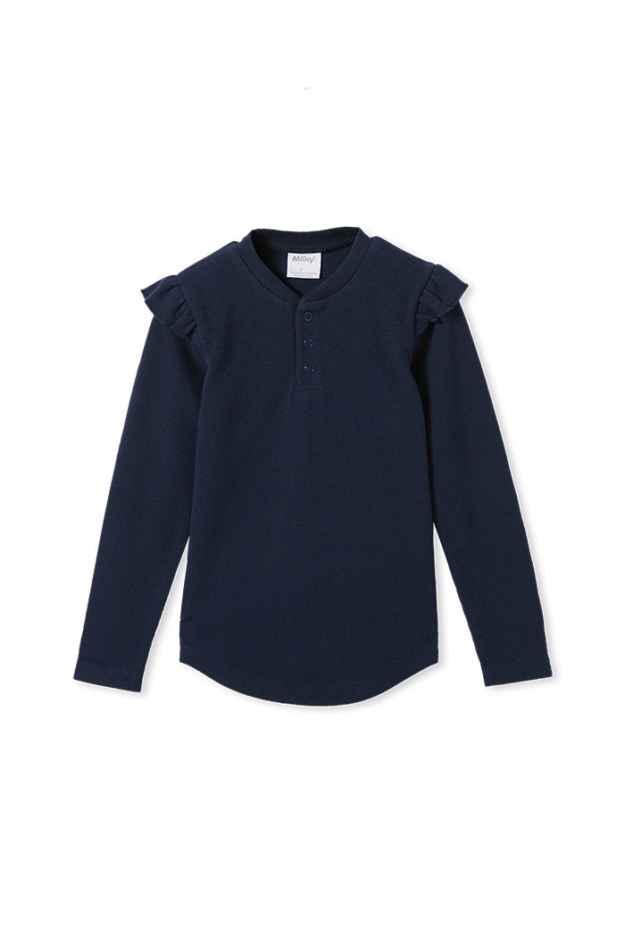 Essential Henley - Navy