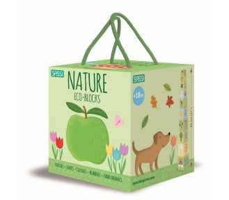 Sassi My First Nature 123 Eco Blocks & Book Set - NEW LOOK