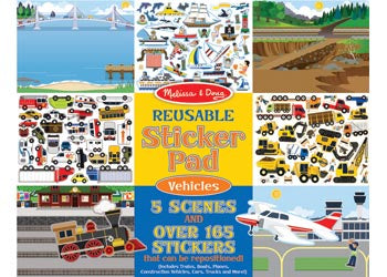 Reusable Sticker Pad – Vehicles.