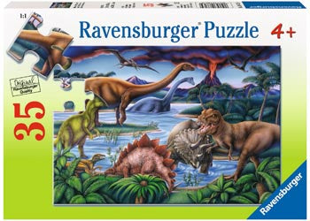 Dinosaur Playground 35 Piece Puzzle