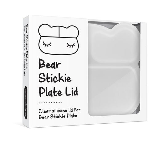 Bear Stickie Plate Lid