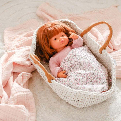 Knitted Basket and Bedding Set