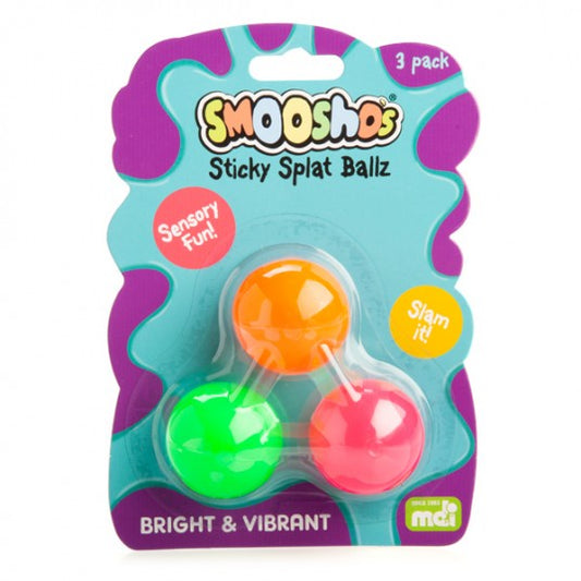 Smoosho's Sticky Splat Ballz - 3pk