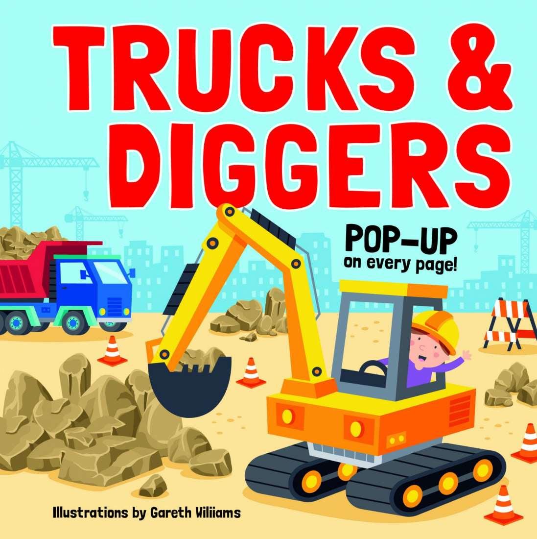 Trucks and Diggers Pop up book