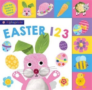 Alphaprints Easter 123 Lift The Flaps Tabbed Book