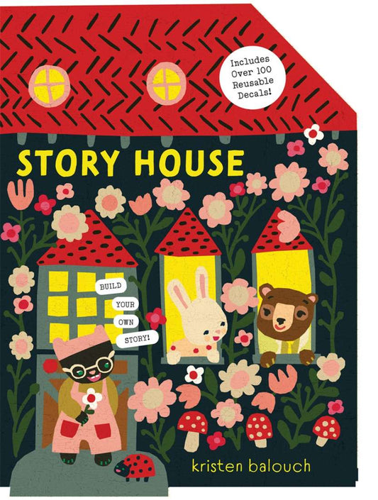 Story House - interactive book with stickers