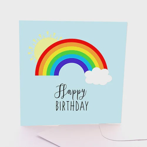 Birthday Rainbow Card