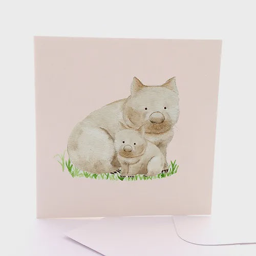 Baby Wombat Greeting Card