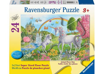 Prancing Unicorns Floor Puzzle 24 piece
