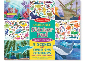 Reusable Sticker Pad – Under the Sea.