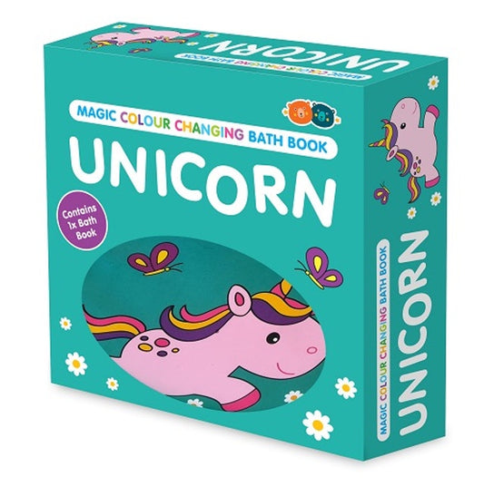 Magic Colour Changing Bath Book - Unicorn