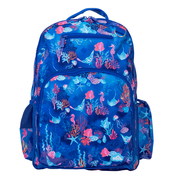 Big Kids Backpack - Coral Garden