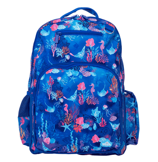 Big Kids Backpack - Coral Garden