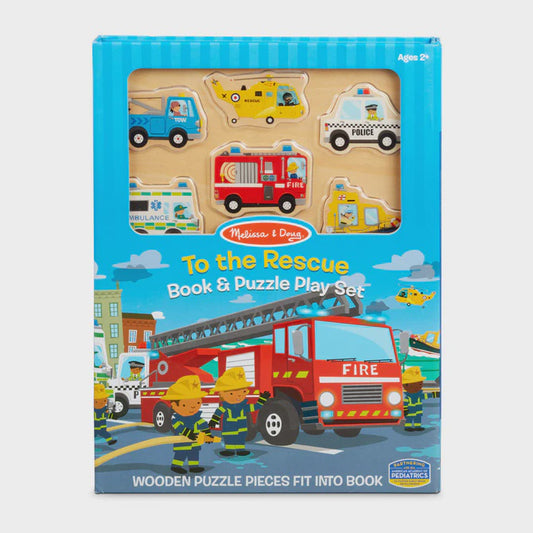 Book & Puzzle Playset - To the Rescue