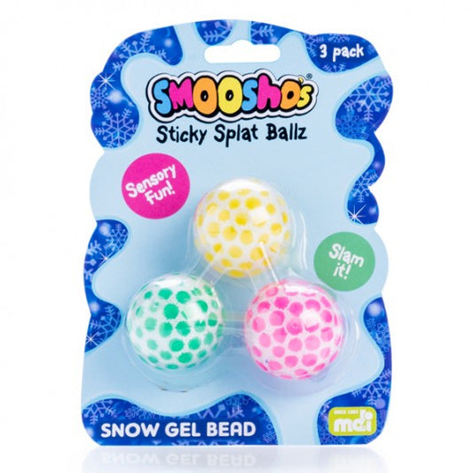 Sticky Splat Ballz - Snow Gel Bead
